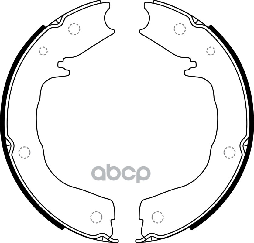 

Колодки тормозные барабанные к-т MITSUBISHI PAJERO 3.0 2007 - по наст. время MITSUBISHI PA