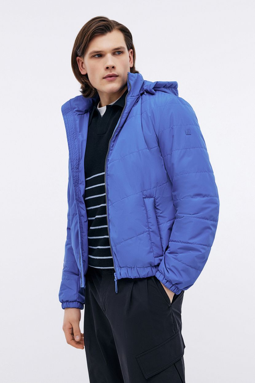 

Куртка мужская Baon B5324004 синяя 2XL, Синий, B5324004