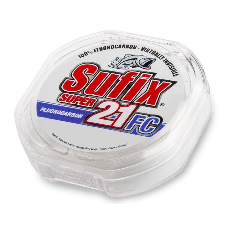 

Леска SUFIX Super 21 Fluorocarbon прозрачная 30 м 0,28 мм 6,5 кг, Прозрачный