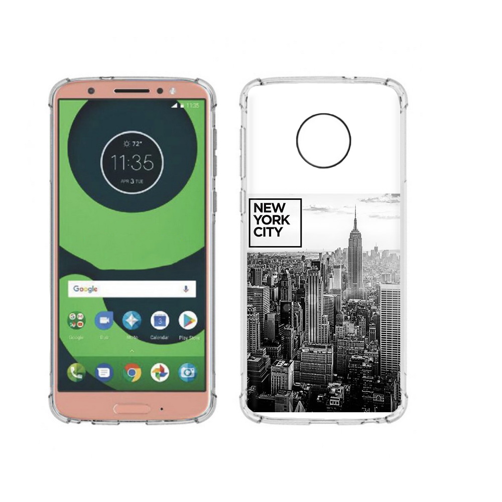 

Чехол MyPads Tocco для Motorola Moto G6 черно белый ньюерк (PT99805.376.686), Прозрачный, Tocco