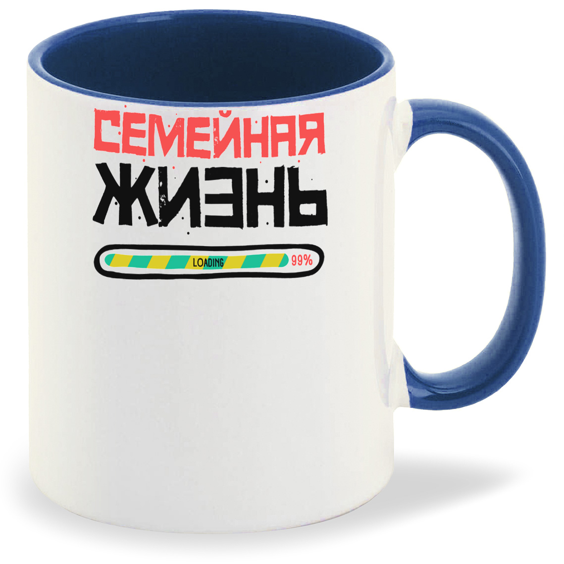 

Кружка CoolPodarok Семейная жизнь, Семейная жизнь