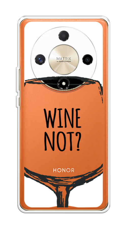 

Чехол на Honor X9B "Wine not white", Белый, 6122550-1