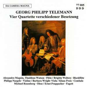 

TELEMANN, G.PH. - 4 Quartette In Untersch. Besetzung, 1 CD