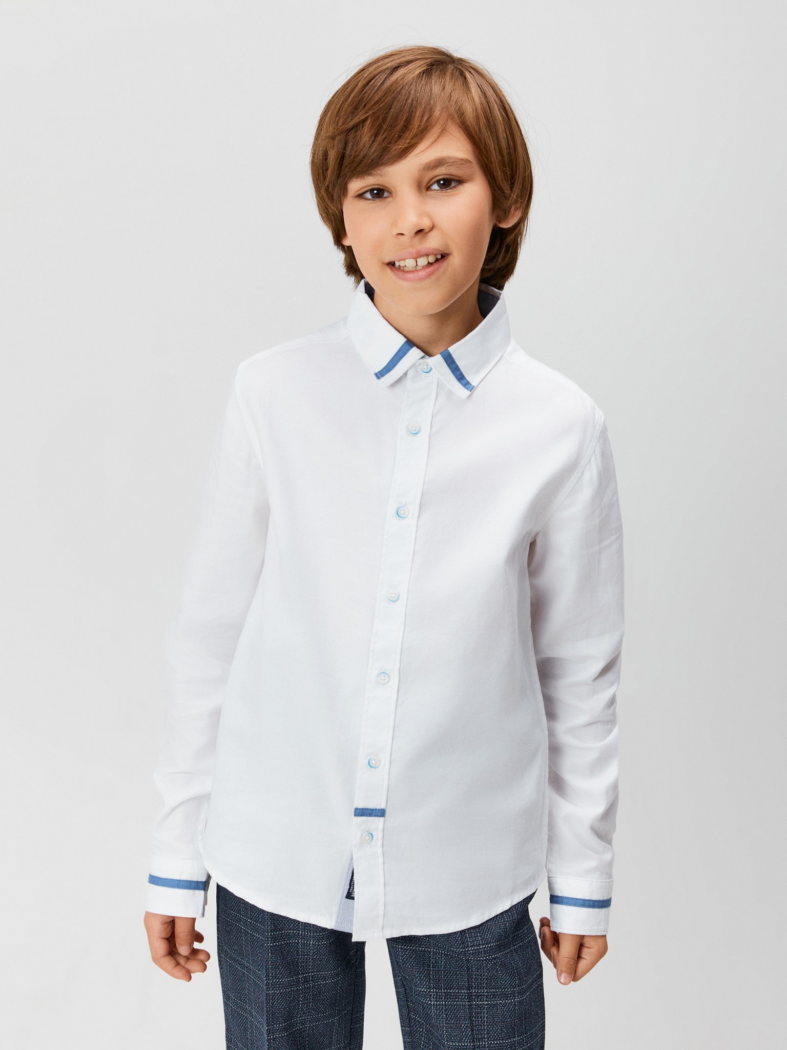 Рубашка детская ACOOLA 20140280152 цвет белый размер 170