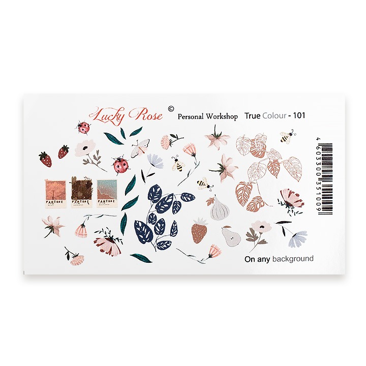 

Слайдер-дизайн Lucky Rose True Colour №101, Разноцветный