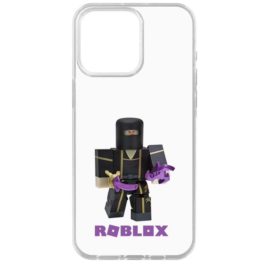 

Чехол-накладка Krutoff Clear Case Roblox-Ниндзя Ассасин для iPhone 15 Pro Max, Прозрачный