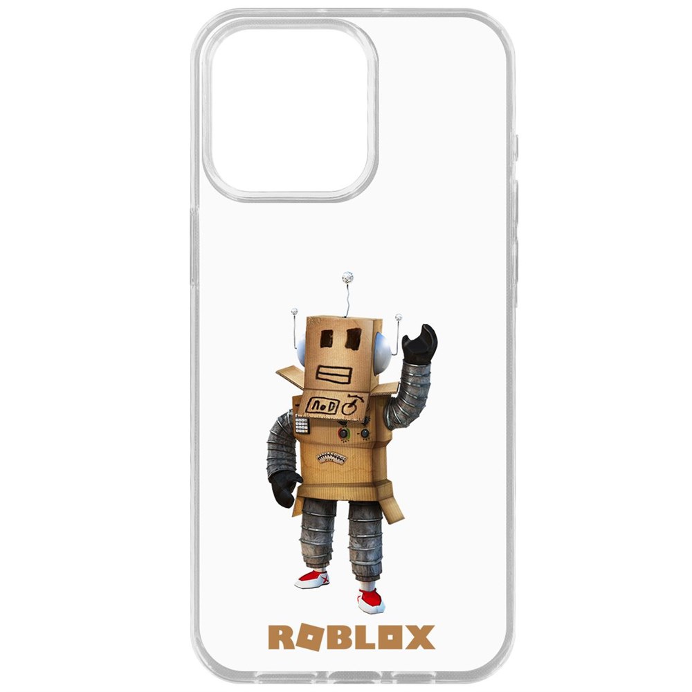 

Чехол-накладка Krutoff Clear Case Roblox-Мистер Робот для iPhone 15 Pro Max, Прозрачный