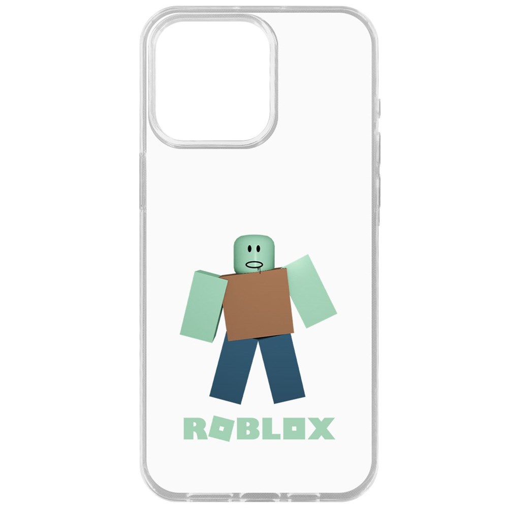 

Чехол-накладка Krutoff Clear Case Roblox-Зомби для iPhone 15 Pro Max, Прозрачный