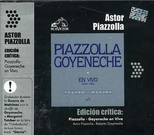 

Piazzolla: Piazzolla & Goyeneche en vivo - Teatro Regina, 1 CD