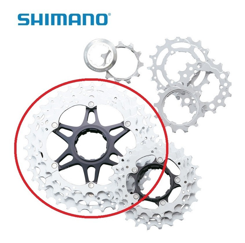 

Звезды для кассеты Shimano Deore XT CS-M771-10 28-32-36 блок из 3х для 11-36T, алюминиевый, Серебристый