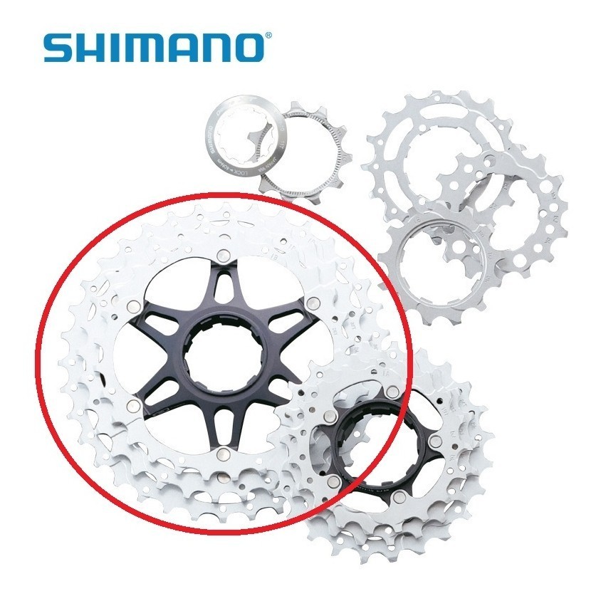 Звезды для кассеты Shimano Deore XT CS-M771-10 28-32-36 блок из 3х для 11-36T, алюминиевый