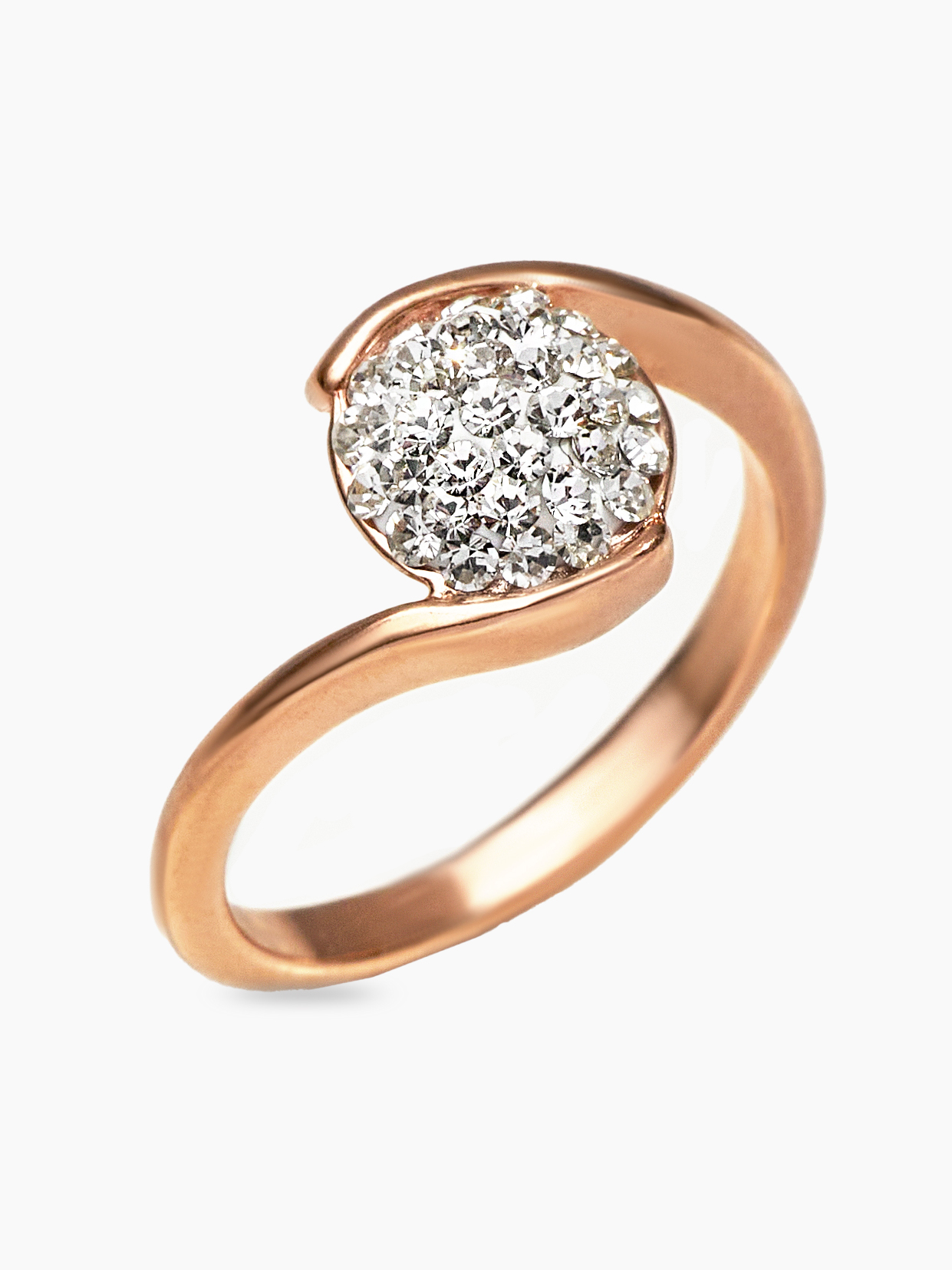 

Кольцо из латуни р. 15,5 SHINE & BEAUTY 2465273рч, кристалл, 2465273рч