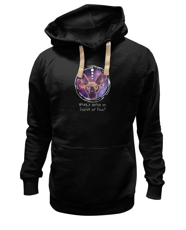 

Худи унисекс Printio Galaxy cat черное 3XL, Черный, Galaxy cat