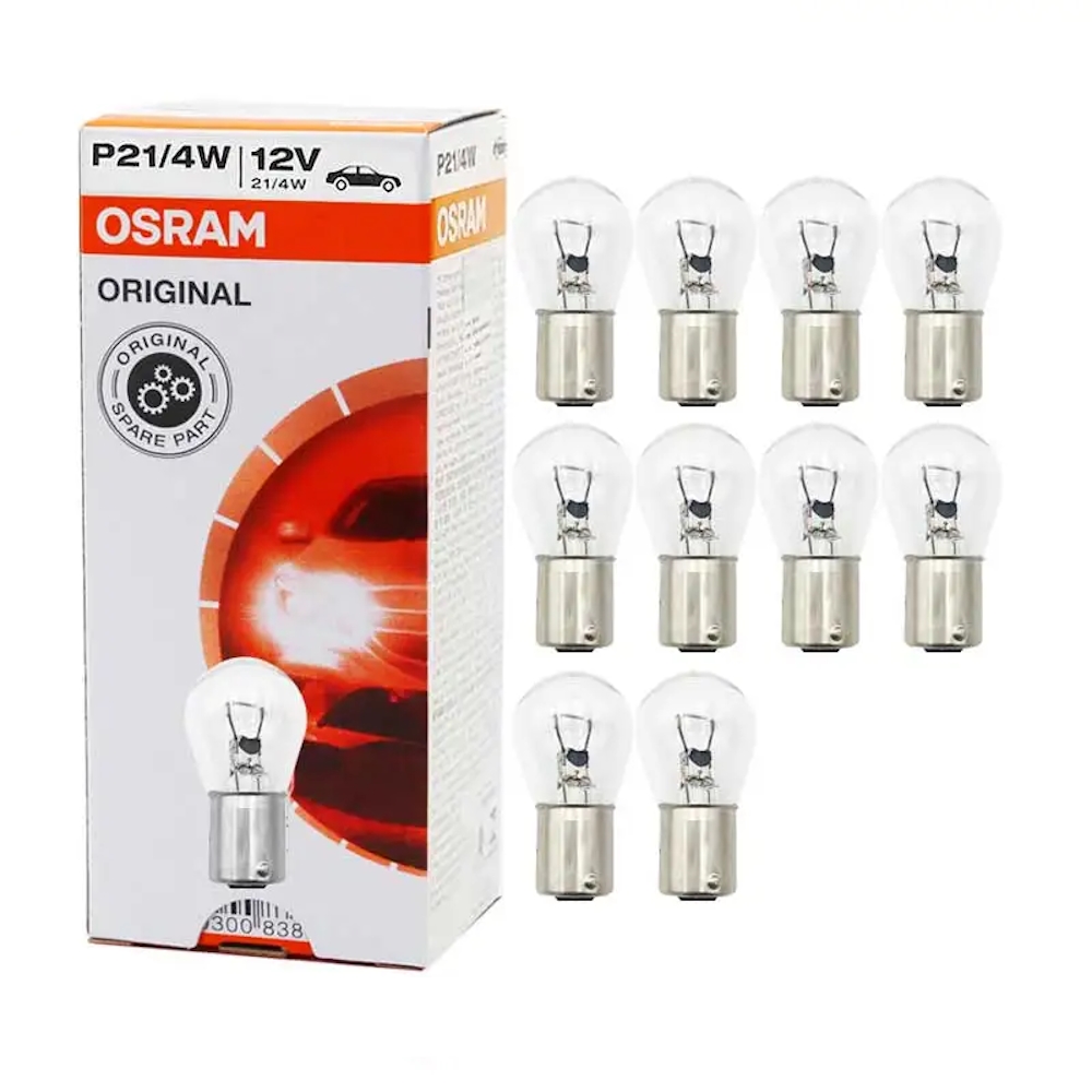 Комплект сигнальных ламп Osram P21/4W (21/4W 12V) Original Line 10шт