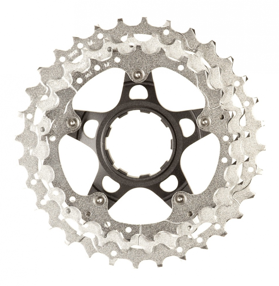 

Звезды для кассеты Shimano Deore XT CS-M771-10 25-28-32 блок из 3х для 11-32T, алюминиевый, Серебристый