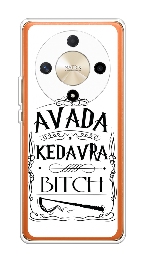 

Чехол на Honor X9B "Avada kedavra bitch", Белый;серый;черный, 6122550-1