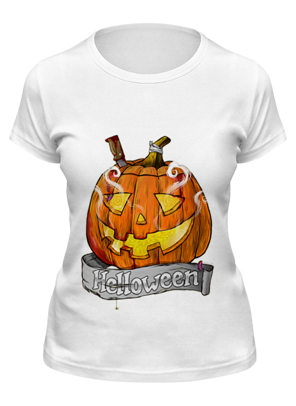 

Футболка женская Printio Helloween белая S, Белый, Helloween