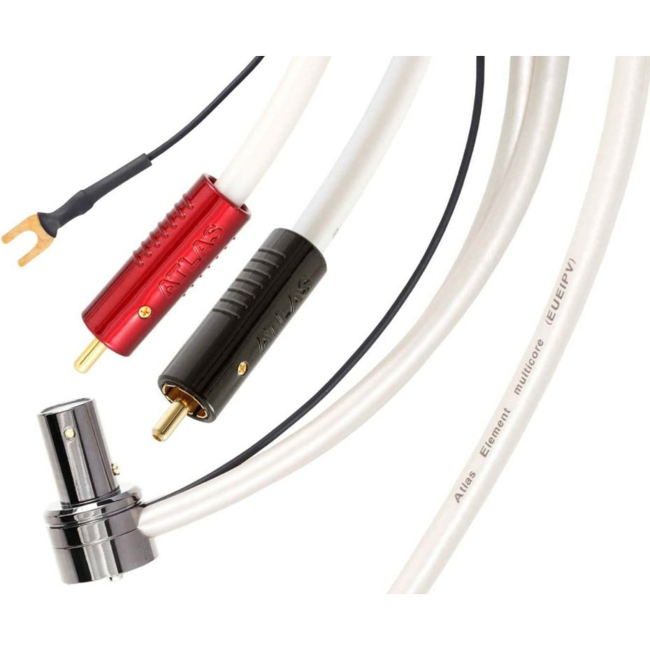 

Кабель Phono DIN - 2xRCA Atlas Cables Element Tonearm 90 - Achromatic RCA - 0.75m, Element Tonearm 90 - Achromatic RCA - 0.75m