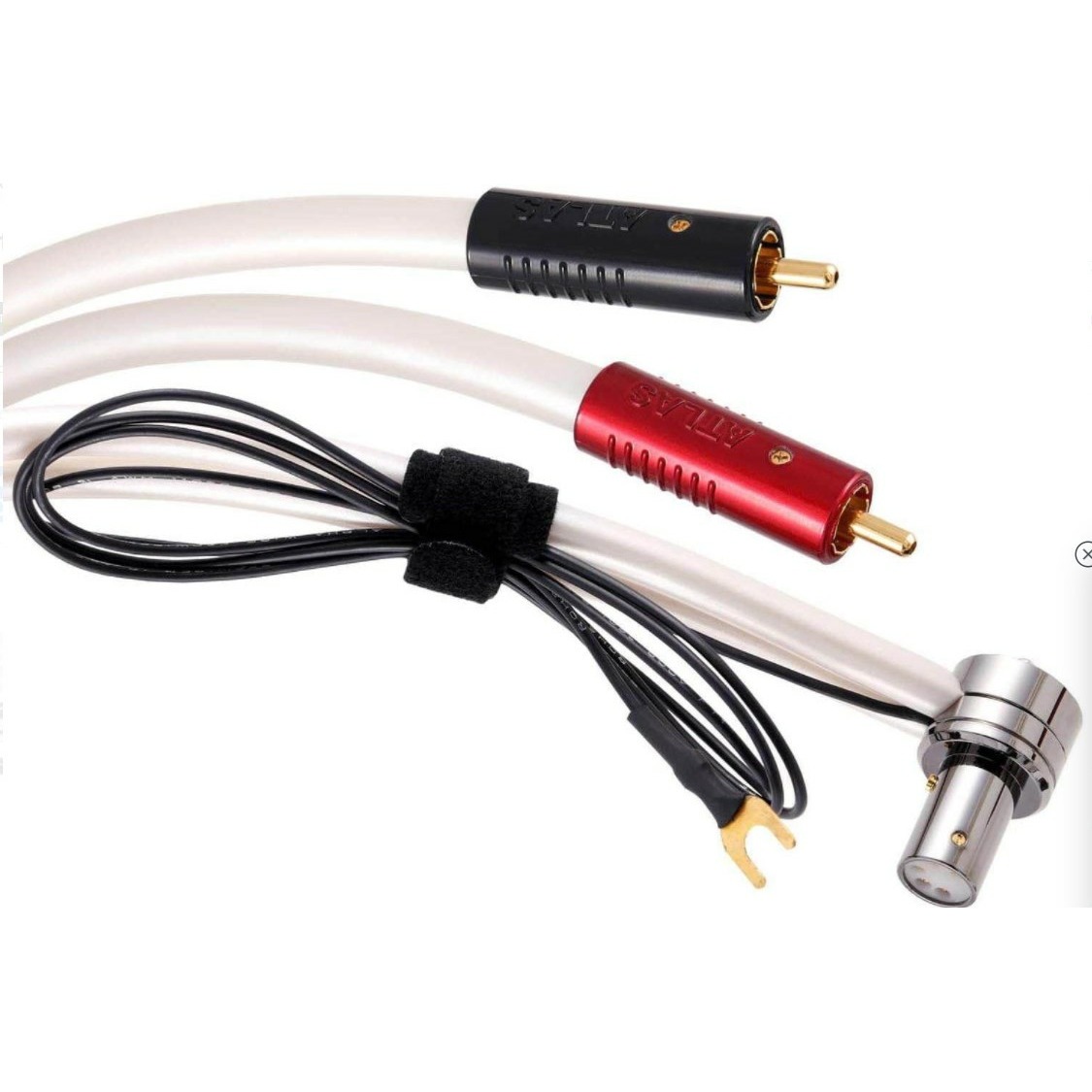 Кабель Phono DIN - 2xRCA Atlas Cables Element Tonearm 180 - Achromatic RCA - 0.50m