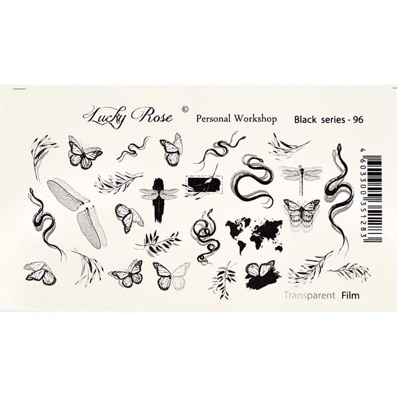 

Слайдер-дизайн Lucky Rose Black №096, Черный