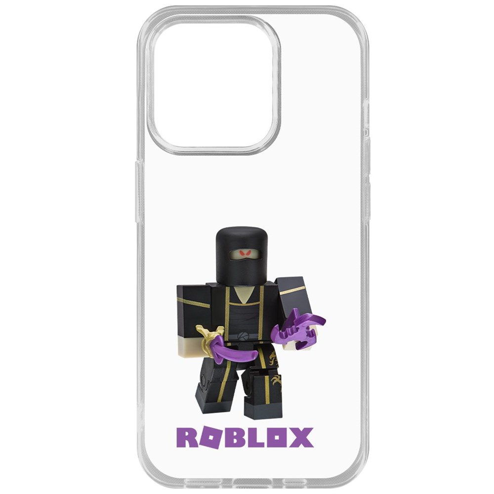

Чехол-накладка Krutoff Clear Case Roblox-Ниндзя Ассасин для iPhone 15 Pro, Прозрачный
