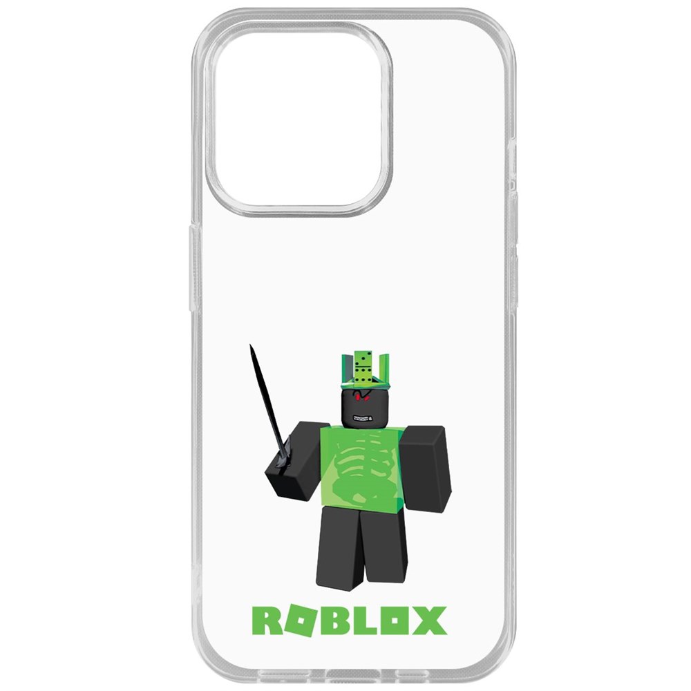 

Чехол-накладка Krutoff Clear Case Roblox-1x1x1x1x1 для iPhone 15 Pro, Прозрачный