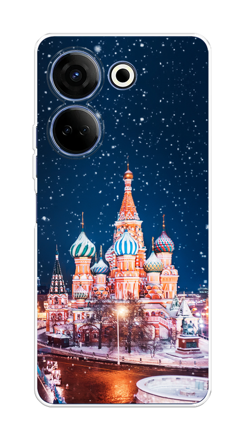 

Чехол на Tecno Camon 20/20 Pro 4G "Москва 1", Коричневый;синий;белый, 304350-1