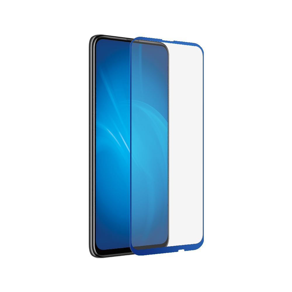 

Защитное стекло для смартфона DF для Huawei P Smart Z/ Honor 9X/ Y9s, Закаленное стекло с цветной рамкой DF hwColor-101 blue (fullscreen+fullglue) для Huawei P Smart Z/ Honor 9X/ Y9s