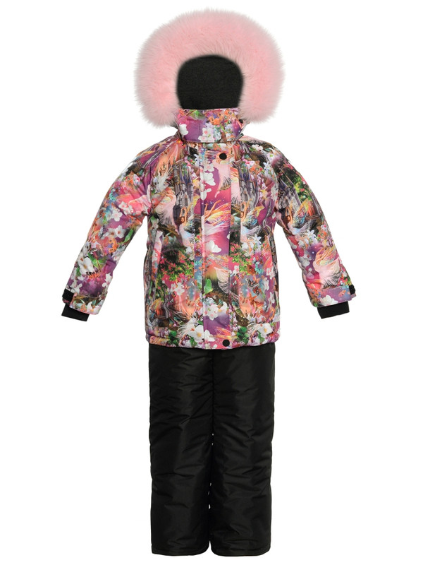 Комплект верхней одежды детский Stylish Amadeo AKP-073A, разноцветный, 122