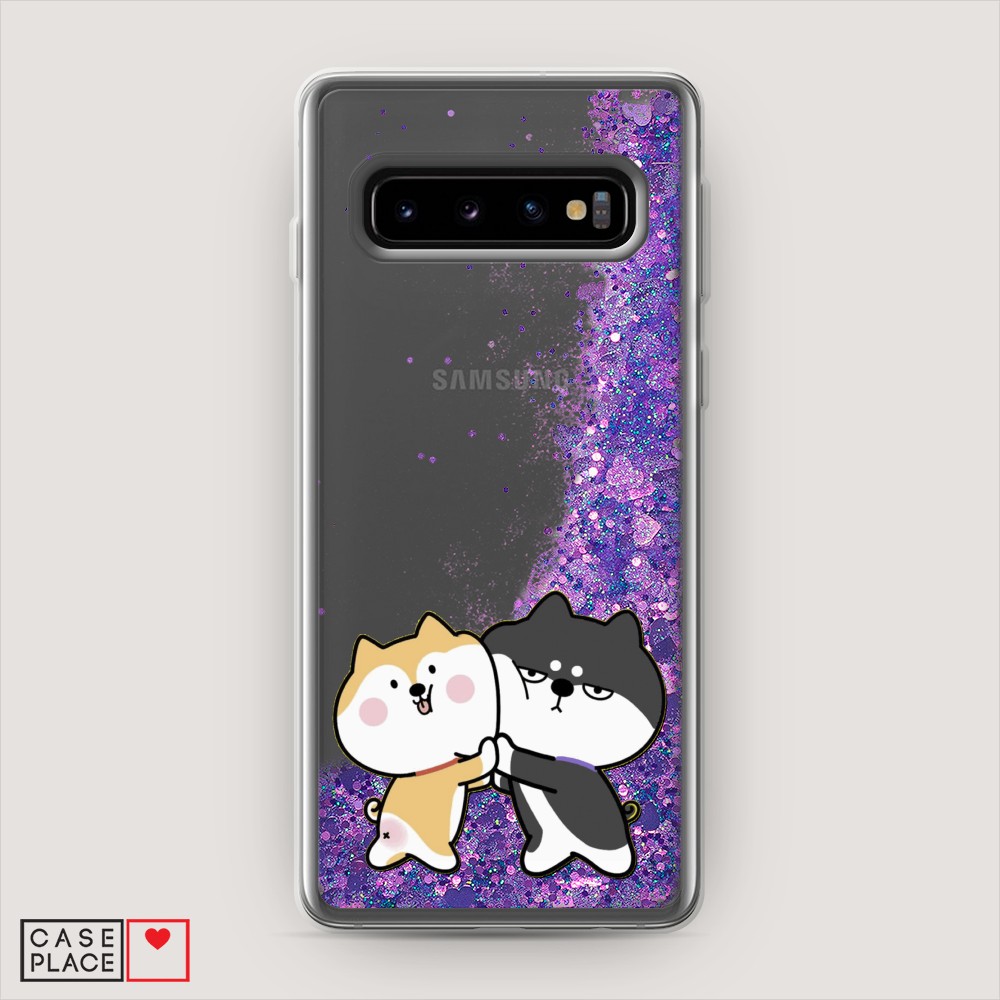 

Чехол Awog на Samsung Galaxy S10 "Обнимашки акита", Разноцветный, 27092-1