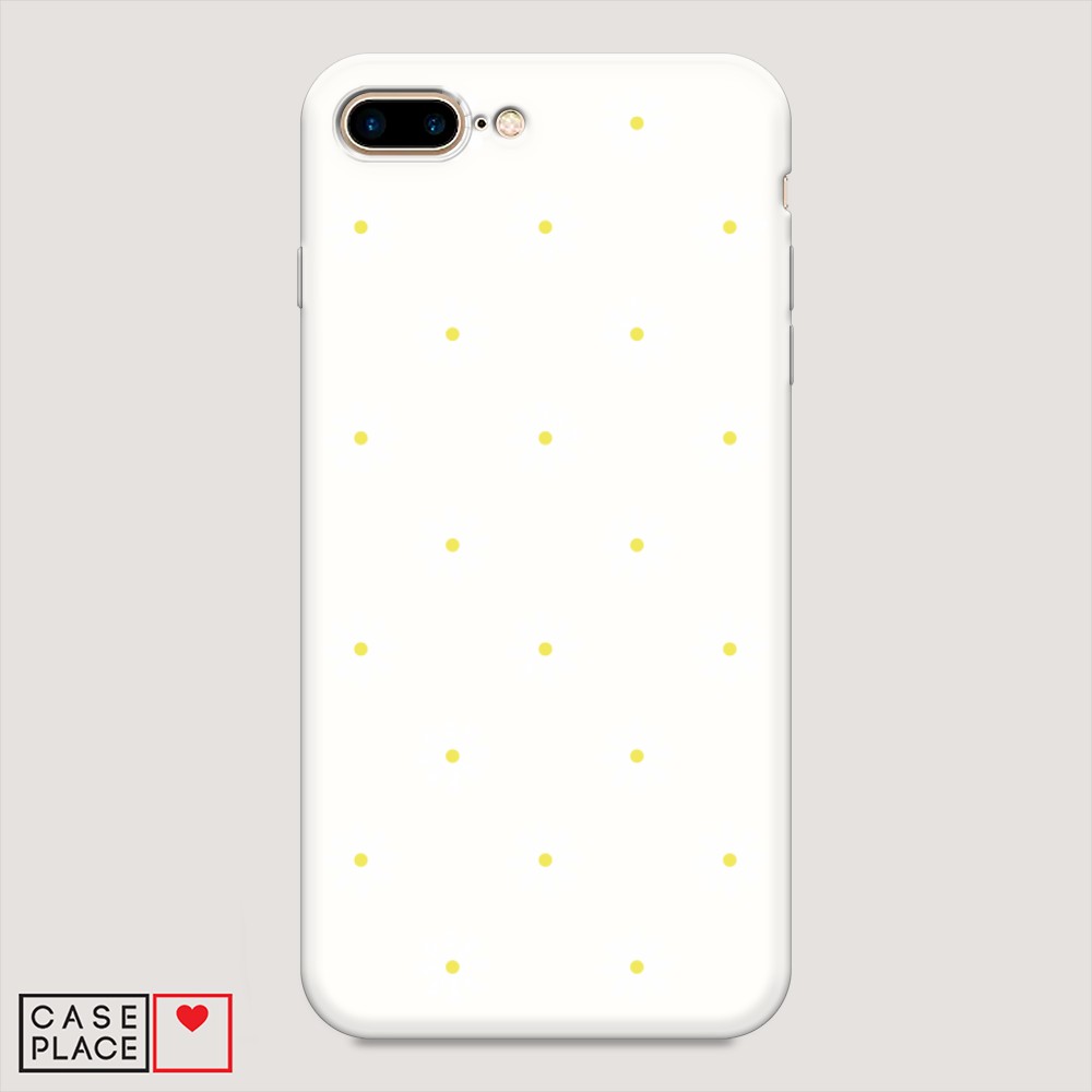 

Матовый силиконовый чехол "Маленькие ромашки" на Apple iPhone 8 Plus, 10957-1