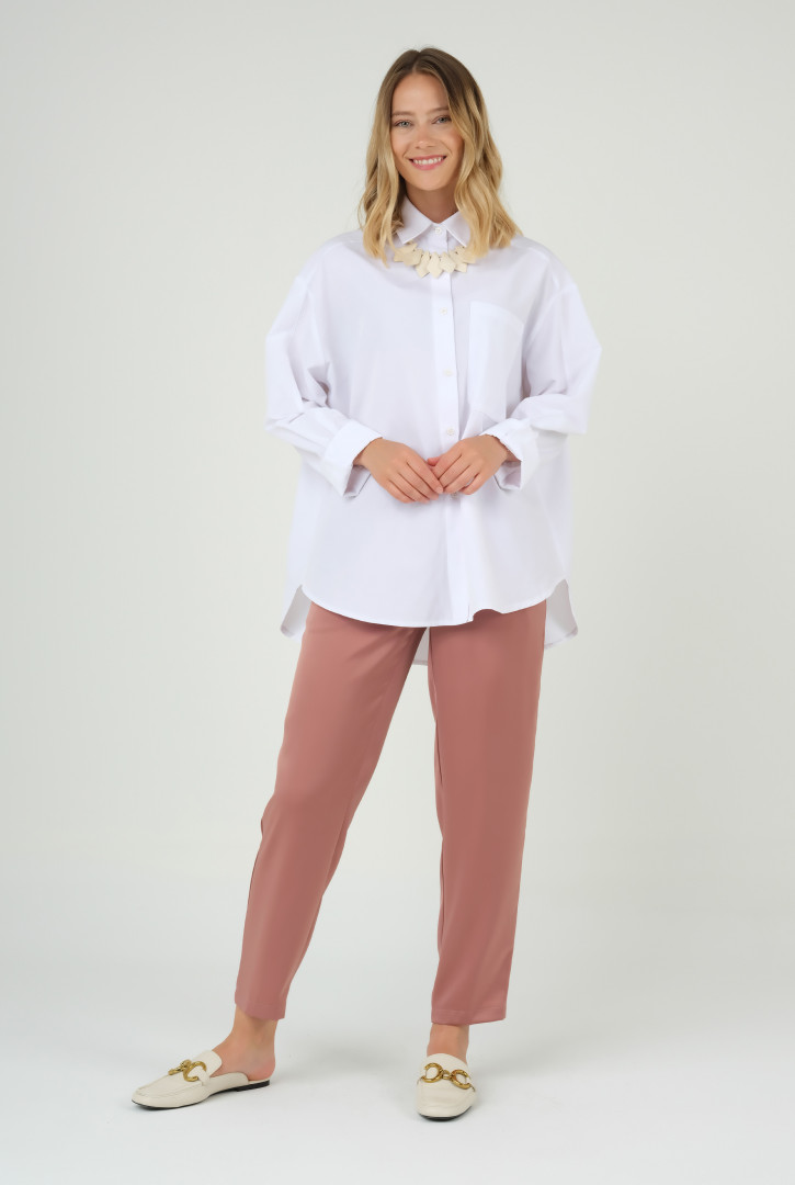 

Брюки женские HE-QA T3199 розовые 40 RU (товары доставляются из-за рубежа), Розовый, T3199