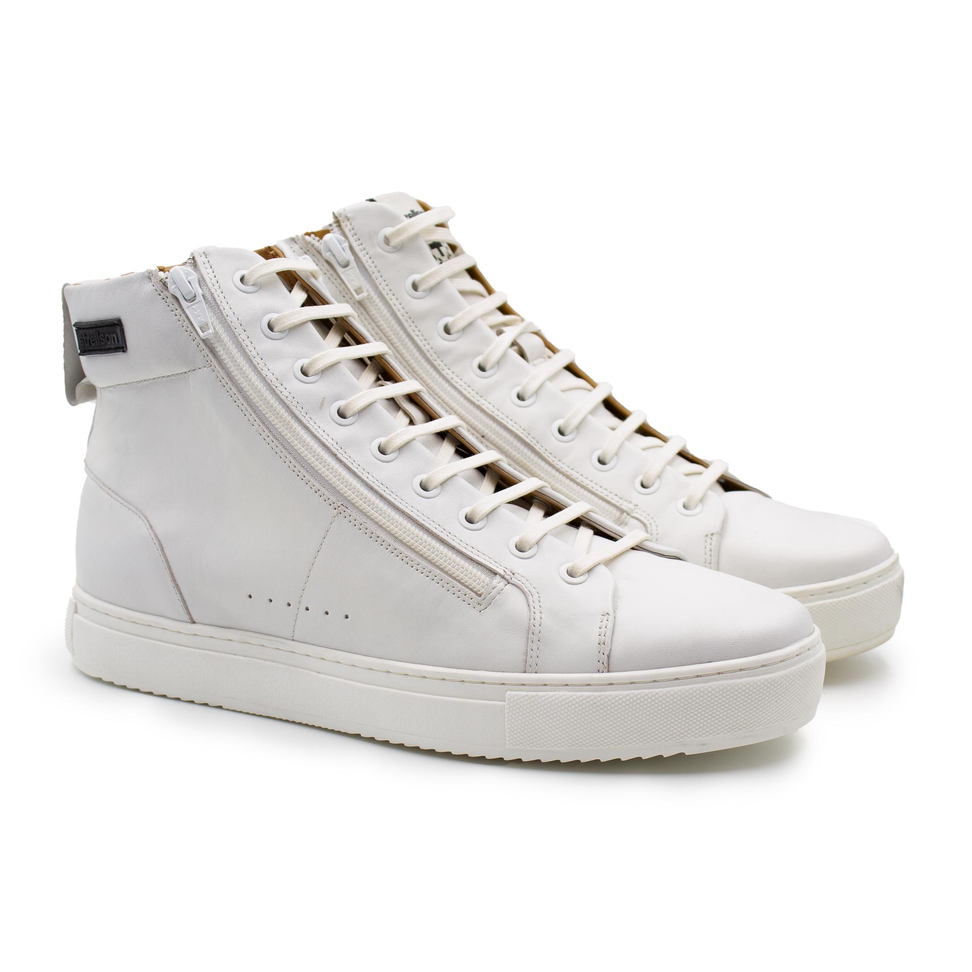 

Кеды мужские Strellson jones hi evans sneaker yc9 4010003003 белые 43 EU, jones hi evans sneaker yc9 4010003003