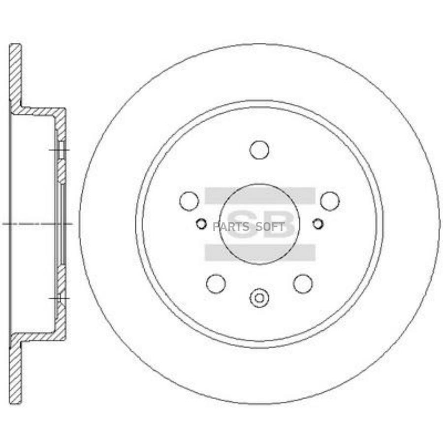 

Тормозной Диск Sd4806 Sangsin brake арт. SD4806