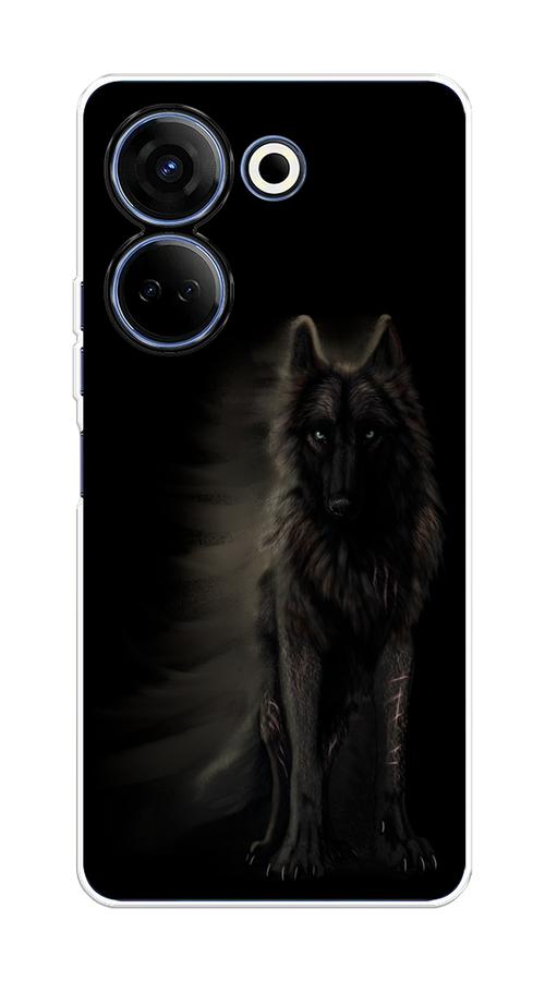 

Чехол на Tecno Camon 20/20 Pro 4G "Туманный волк", Черный, 304350-1