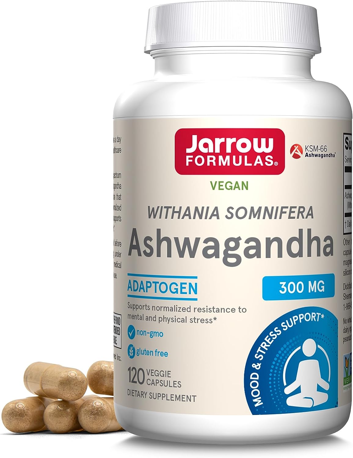 JARROW Ashwagandha, капсулы 120 шт