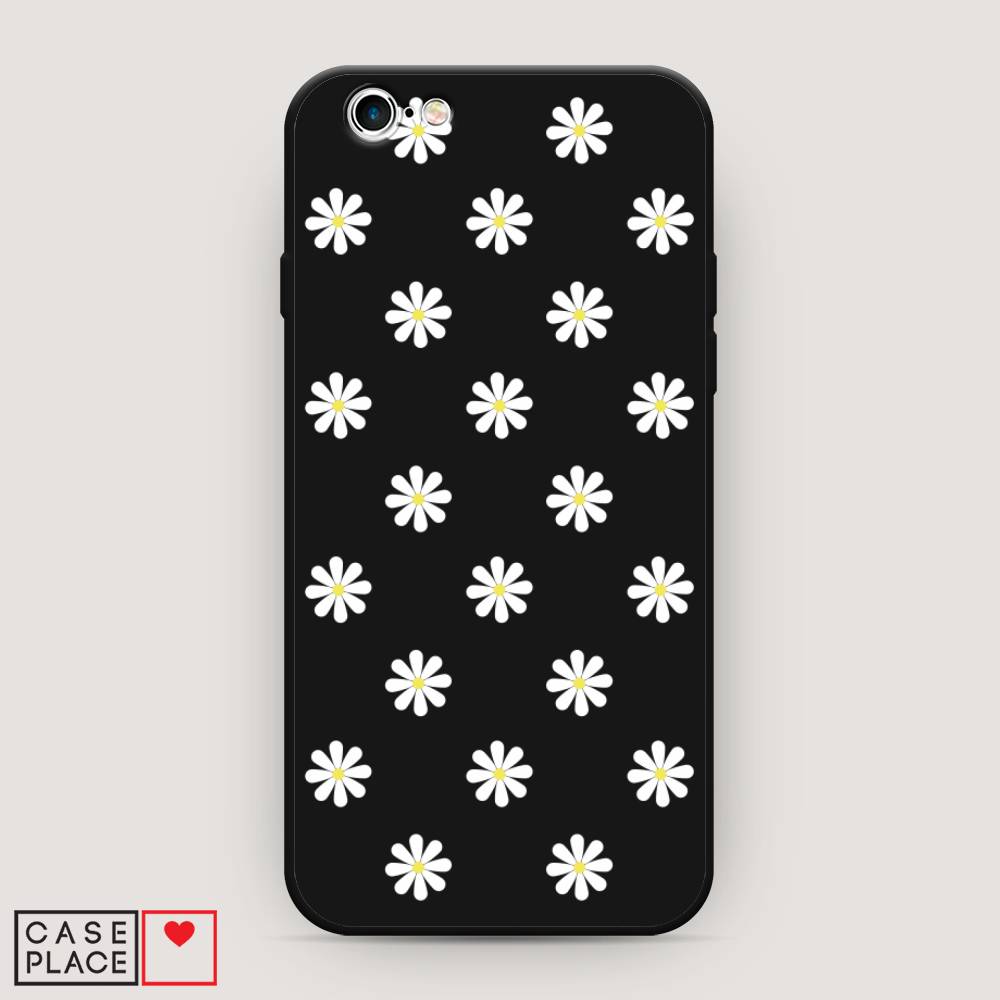 

Матовый силиконовый чехол "Маленькие ромашки" на Apple iPhone 6S, 0104S52-1