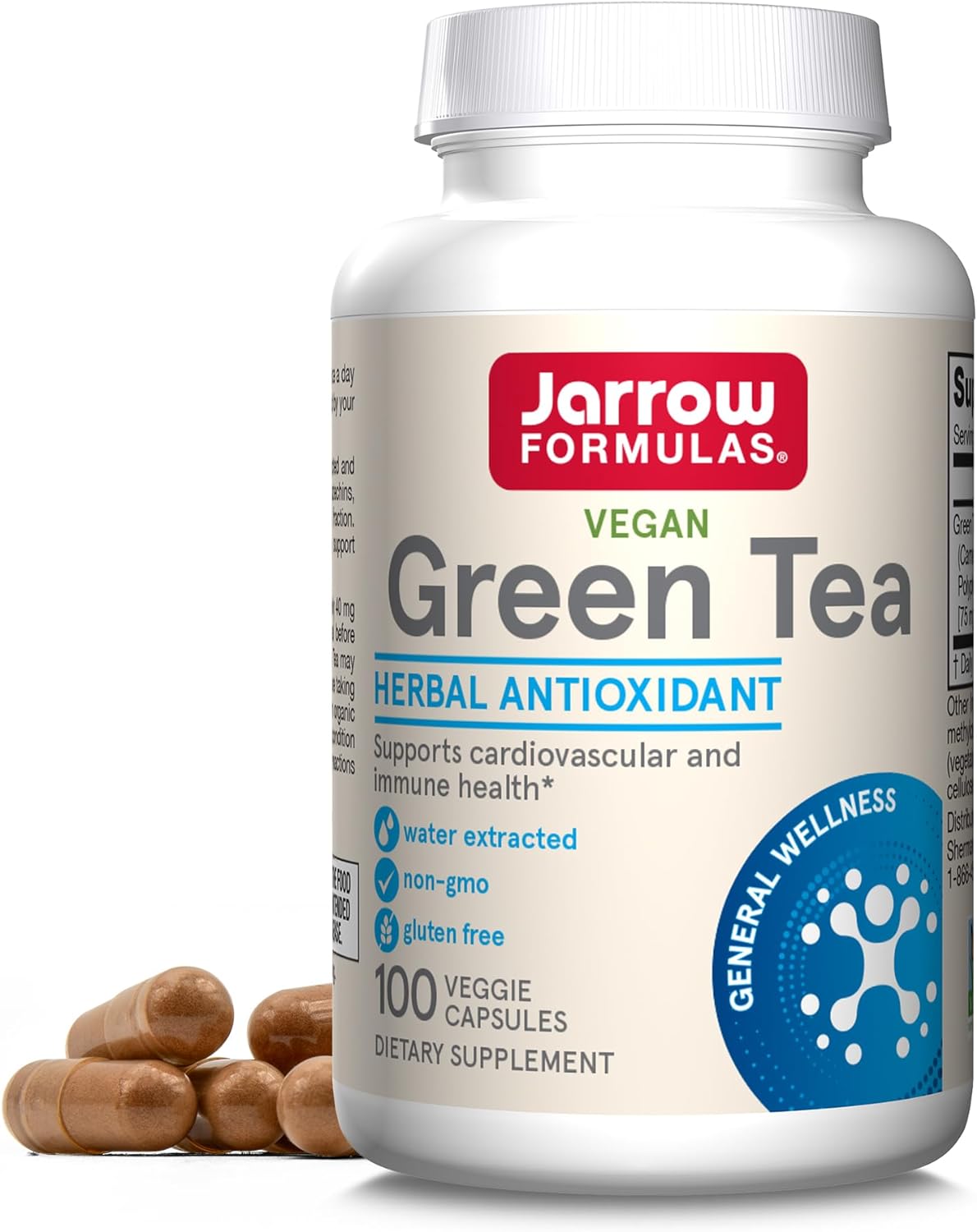 JARROW Green Tea, 100 VCAPS