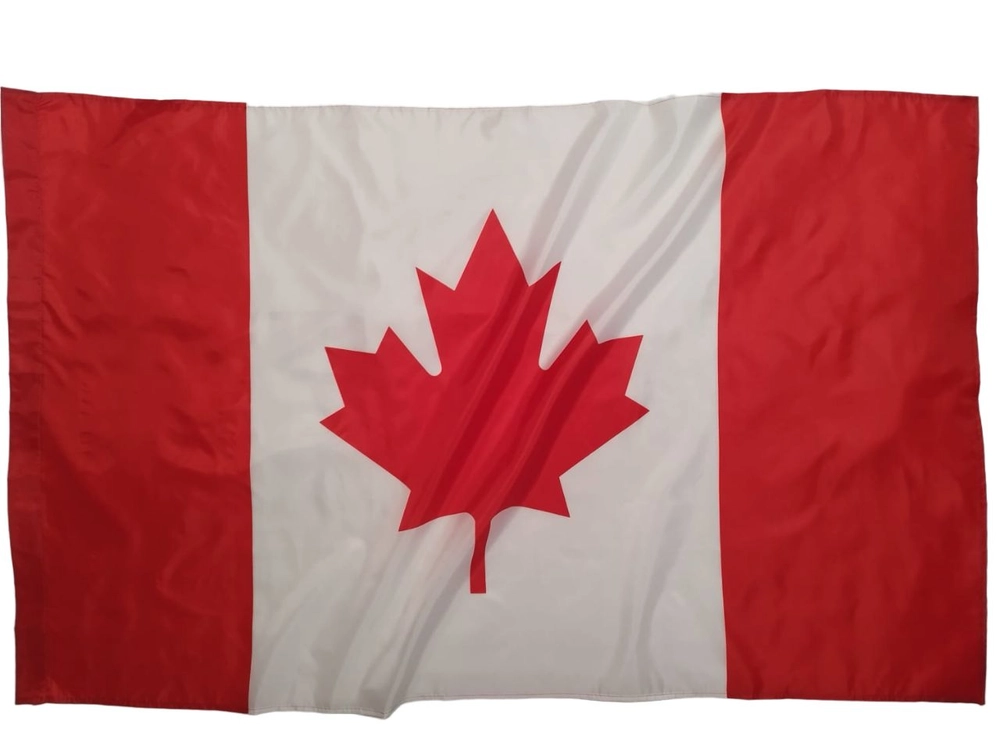Флаг Канады Canada Канада 145Х90см НАШФЛАГ Большой Двухсторонний Уличный
