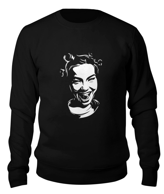 

Свитшот унисекс Printio Bjork черный M, Bjork