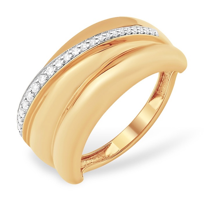 

Кольцо из золота р.  Kari Jewelry 222639, фианит, 222639