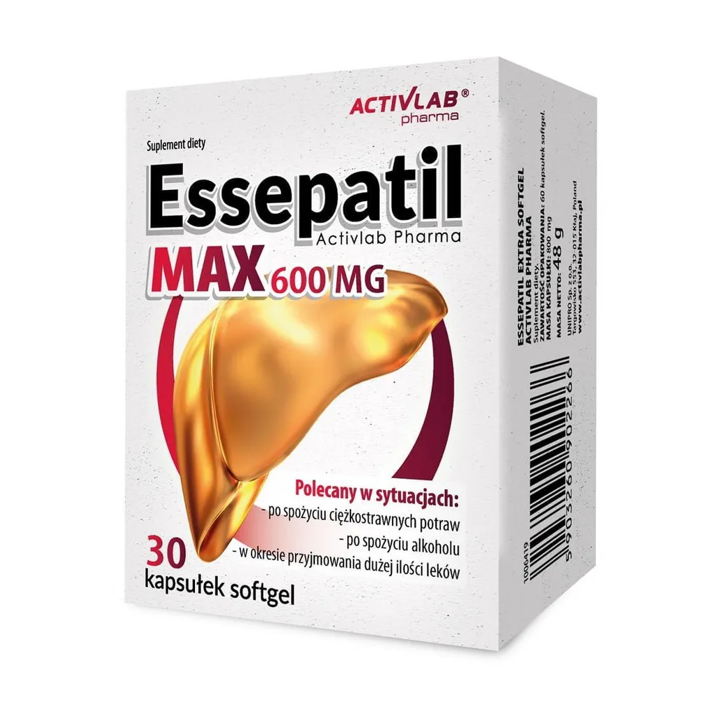 Соевый лецитин ActivLab Essepatil Extra Max для печени капсулы 30 шт