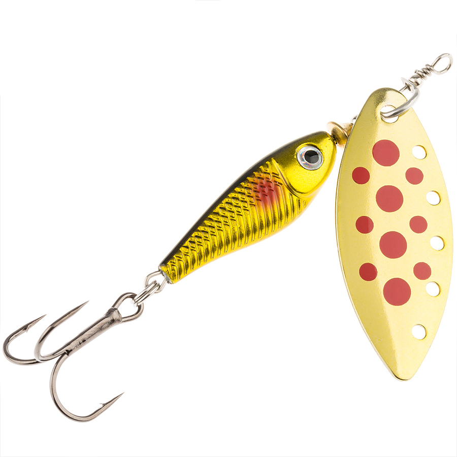 

Блесна вращающаяся Akara Action Series Libra 2 8 гр. 2/7 oz. A4-1, Золотистый;красный, Libra