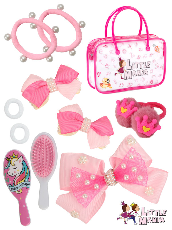 Набор детских аксессуаров для волос Little Mania Принцесса Присцилла LMSET4