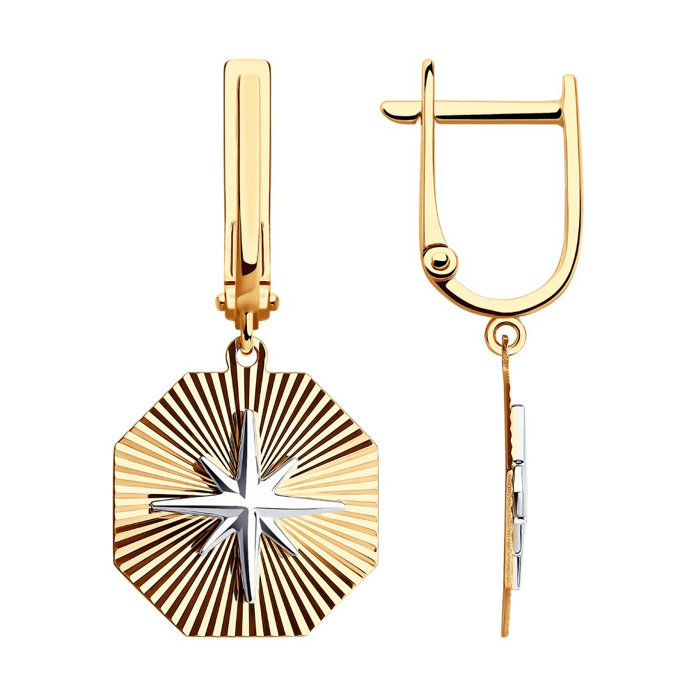 

Серьги из красного золота Diamant 51-121-01477-1, 51-121-01477-1