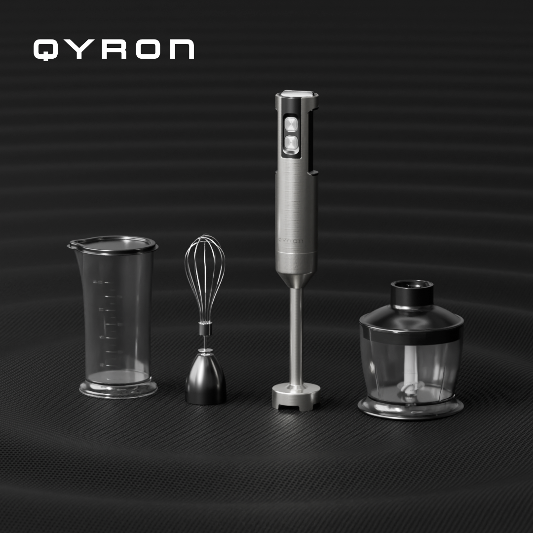 

Погружной блендер QYRON BH601 серебристый, BH601