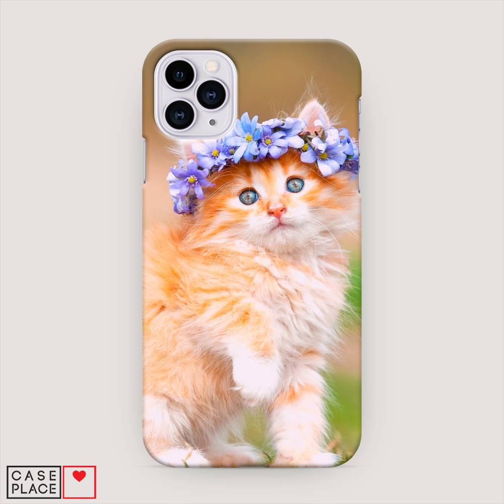 

Пластиковый чехол "Рыжий кот в венке" на Apple iPhone 11 Pro, 12320-1