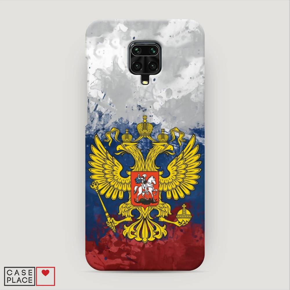 фото Пластиковый чехол "рф" на xiaomi redmi note 9 pro awog