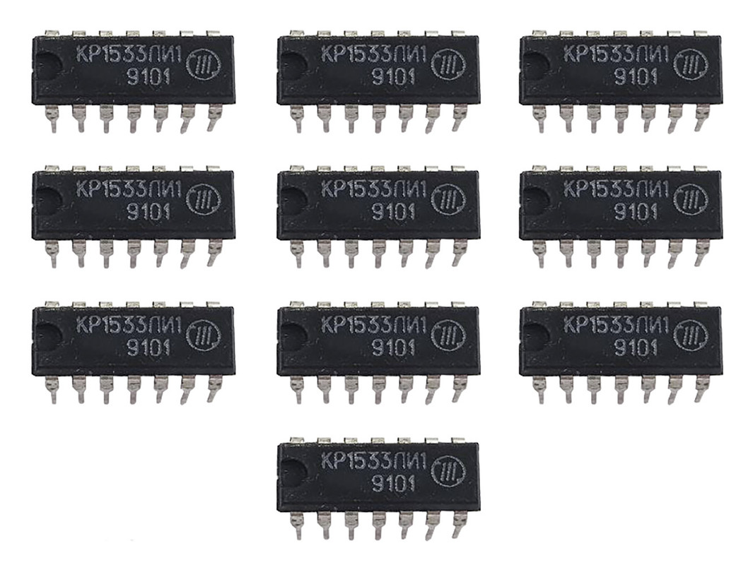 Микросхема КР1533ЛИ1,10 шт/а-г:1533ЛИ1,К1533ЛИ1,SN74ALS08N