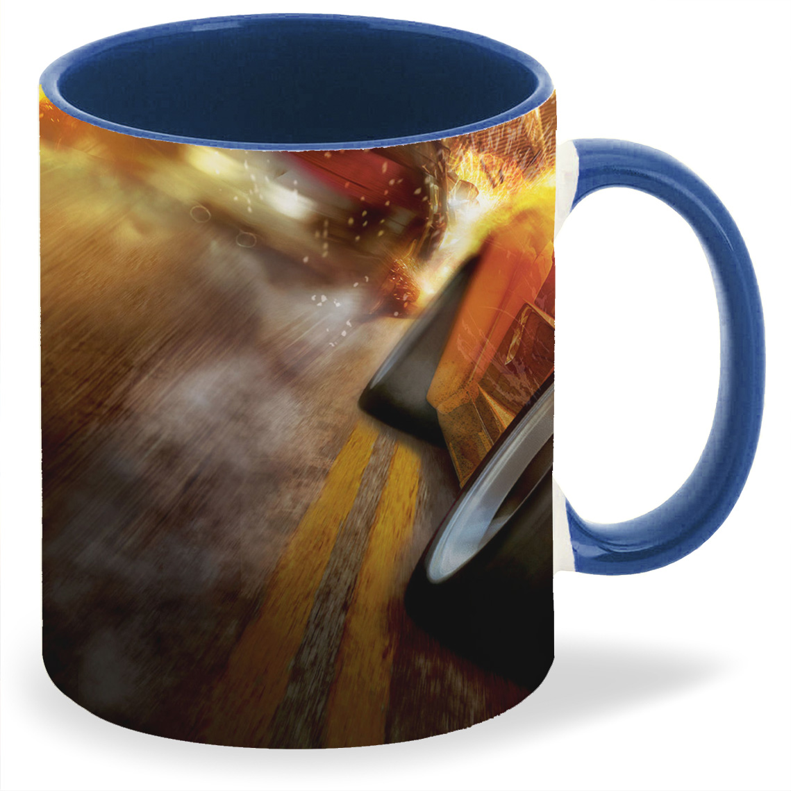 

Кружка CoolPodarok burnout revenge Гонка Две сплошные Бочки, burnout revenge Гонка Две сплошные Бочки